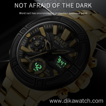 SMAEL Brand Luxury Mens Quartz Digital Watch Waterproof